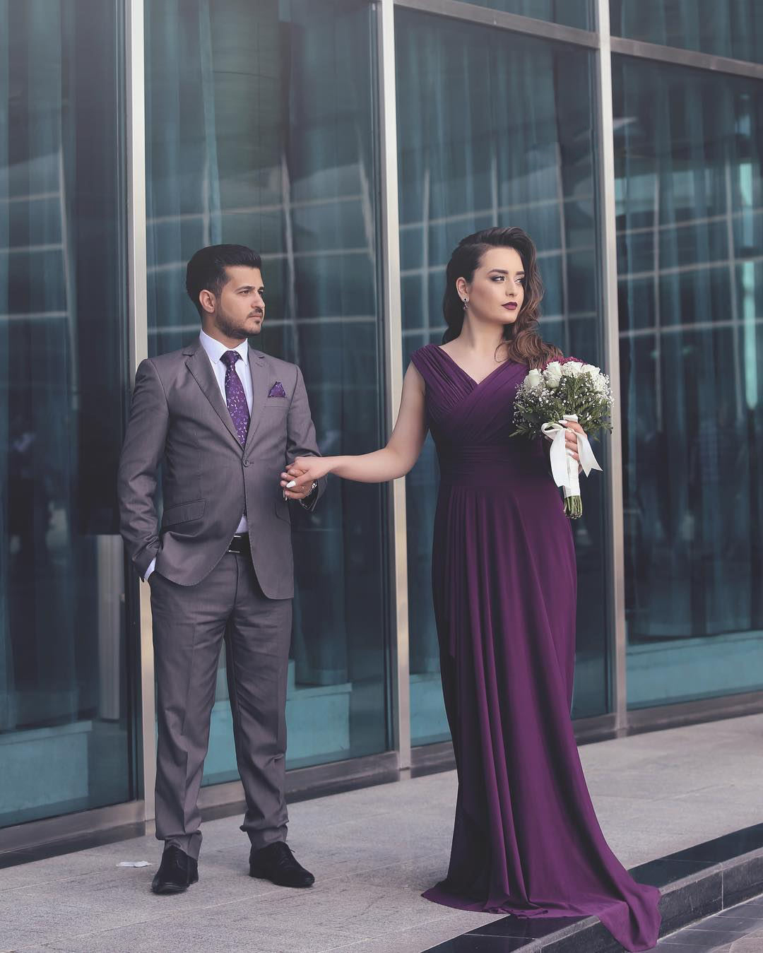 black and silver ball gown