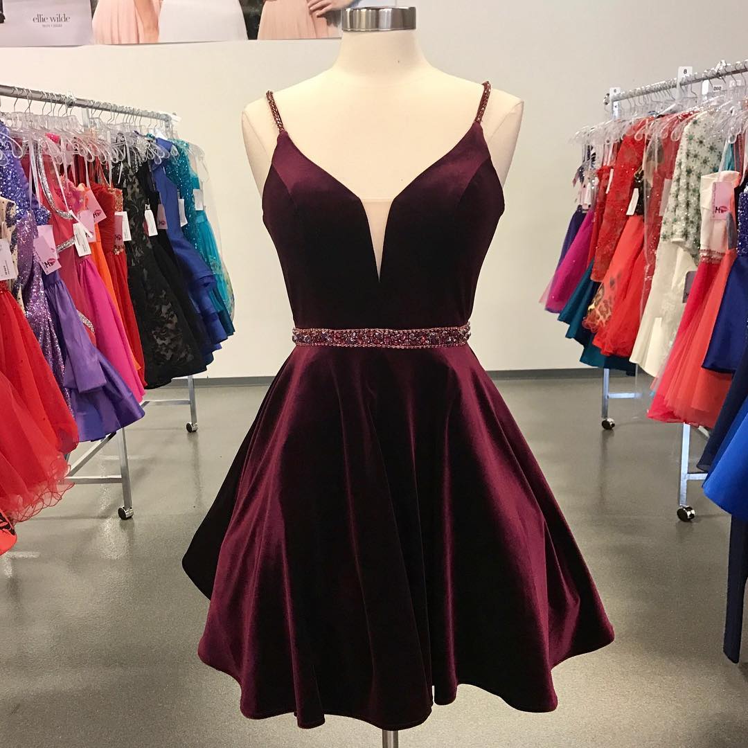 purple short frock