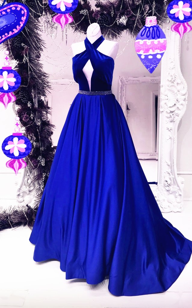 velvet top dress